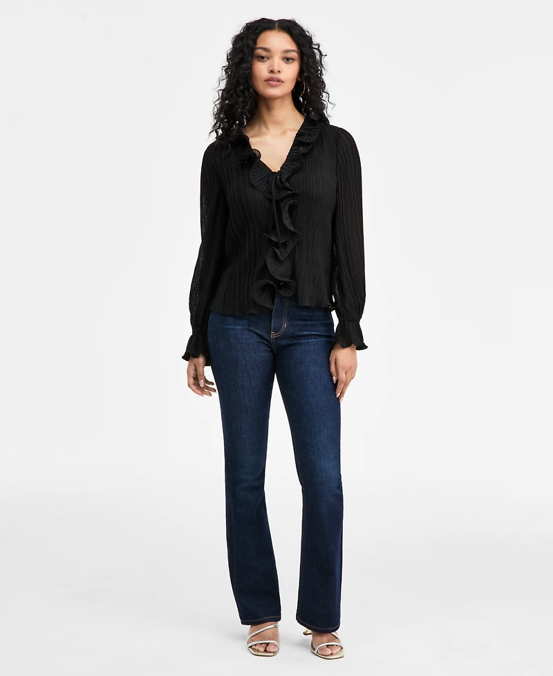 Guess Women's Long-Sleeve Faye Top