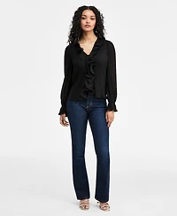 Guess Women's Long-Sleeve Faye Top