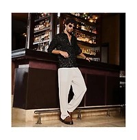 Campus Sutra Men's Charcoal Grey Nimbus Dark-Tone Shirt