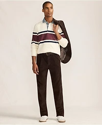 Lands' End Men's Corduroy Comfort Waist Classic Fit Pleated Front Pant