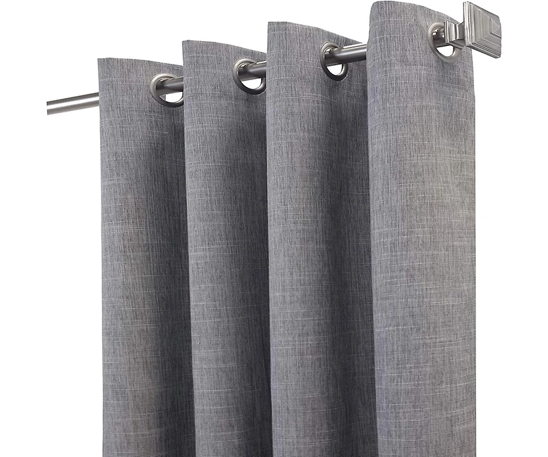 Commonwealth Home Fashions ThermaPlus Maya Blackout Insulated Window Curtain, Grey