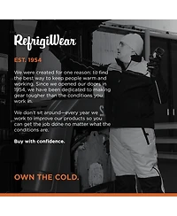 RefrigiWear Men's Two-Tone HiVis Insulated Jacket
