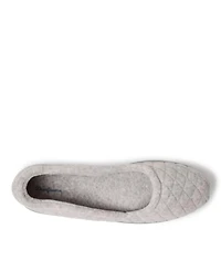 Dearfoams Women's Katie Microfiber Velour Espadrille House Slipper