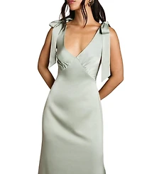 Coast Women's Satin Back Maxi Bridesmaid Dress