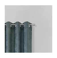 Habitat Portland Light Filtering Window Treatment Grommet Curtain Panel for Bedroom Livingroom 52" x 95" Steel Blue