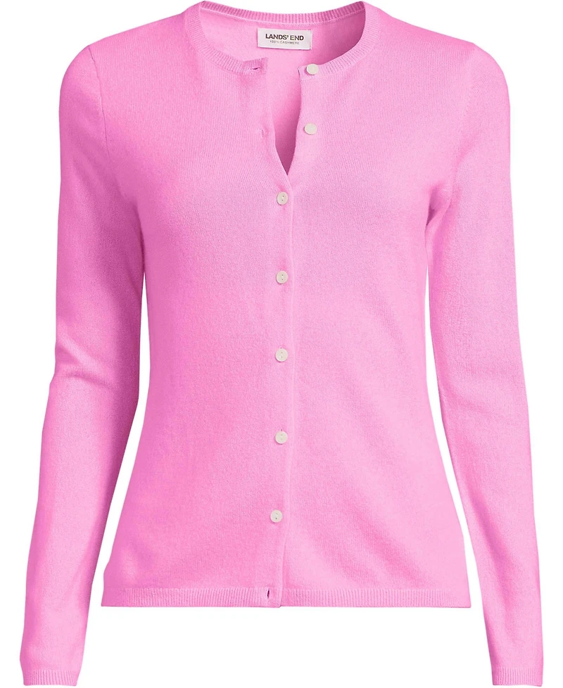 Lands' End Women's Cashmere Cardigan Sweater