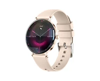 Ruxing 1.43" Amoled Smart Watch With Bluetooth Calling, Health Monitoring,Female Physiological Cycle for Women -Gold
