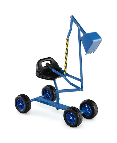 Sand Digger for Kids with 2-Handed Controls and Flexible Shovel