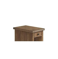 Intercon 16"" x 24"" Chairside Table in Weathered Oak