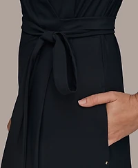 Donna Karan Weekend Women's Elbow-Sleeve Collared Polo Dress