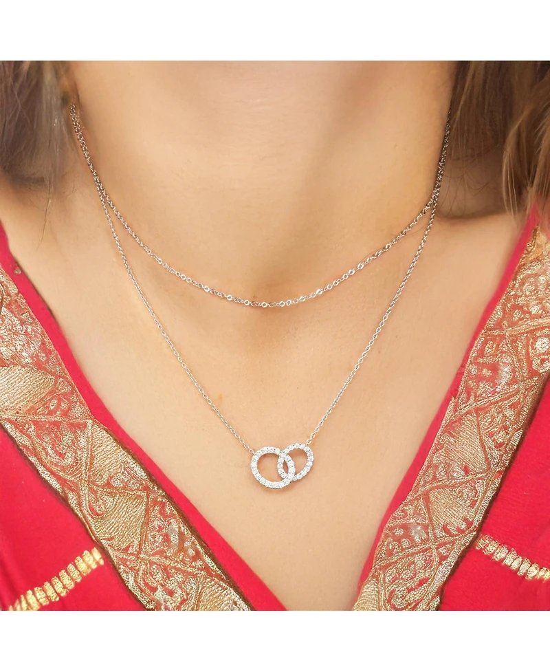 The Lovery Classic Chain Necklace 14K White Gold 18 inches