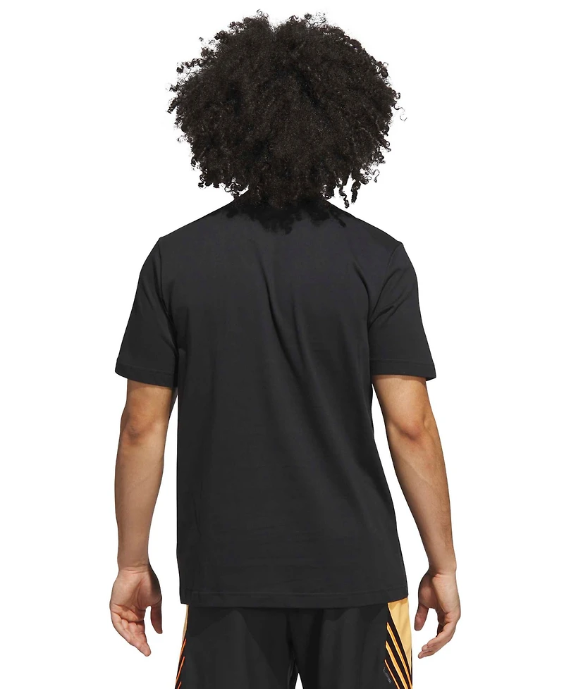 adidas Men's Basketball Gallery Graphic Pull-On T-Shirt