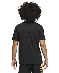 adidas Men's Basketball Gallery Graphic Pull-On T-Shirt