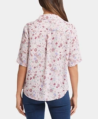 Nydj Women's Gabrielle Short Sleeve Top