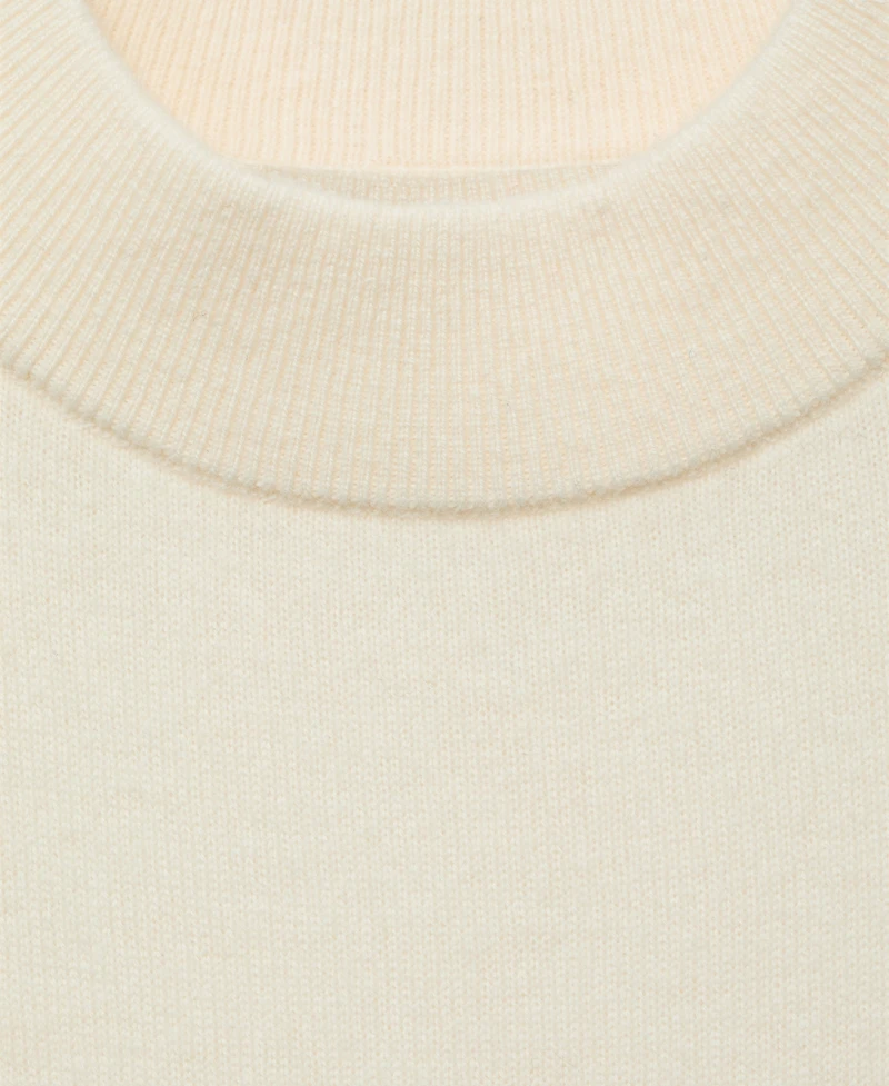 Mango Women's High Collar Wool Sweater