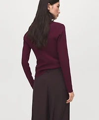 Mango Women's Long-Sleeved Polo-Neck Sweater