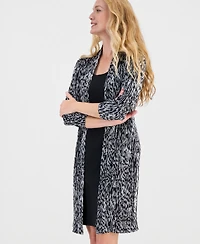 Connected Women's Layered-Look Jacket Dress