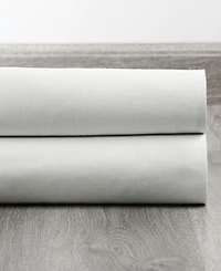 Half Price Drapes Starlight Off White Grommet Thermal Cross Linen Weave Blackout Curtain