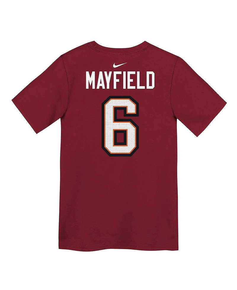 Nike Preschool Baker Mayfield Red Tampa Bay Buccaneers Player Name Number T-Shirt
