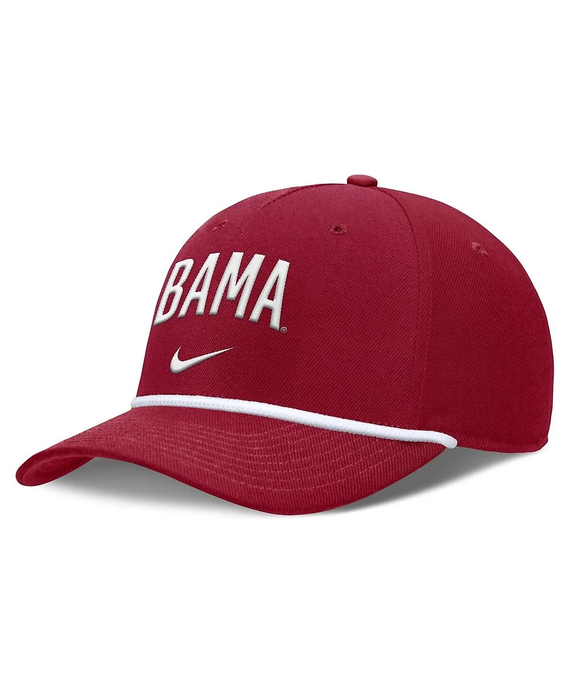 Nike Men's Crimson Alabama Crimson Tide Rise Campus Adjustable Hat