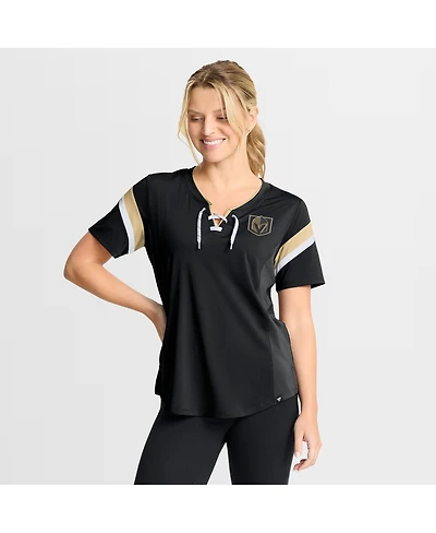 Fanatics Women's Black Vegas Golden Knights Offside Athena T-Shirt