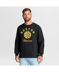Fanatics Men's Black Boston Bruins Vintage Stickler Sweatshirt