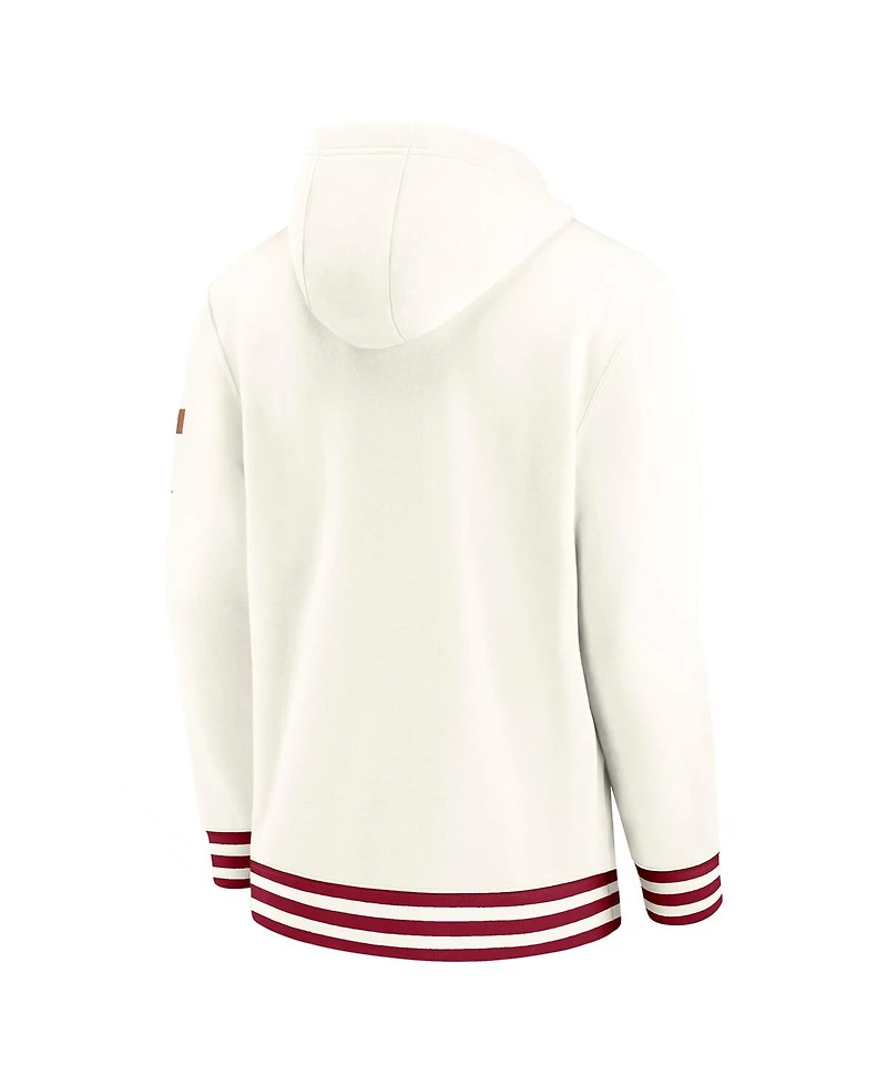 Nike Men's Cream Alabama Crimson Tide Legacy Retro Pullover Hoodie