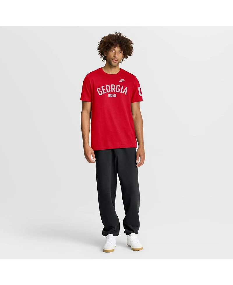 Nike Men's Red Georgia Bulldogs Legacy Arch T-Shirt