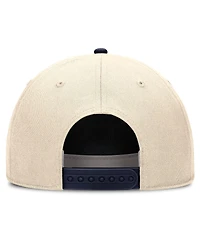 Nike Men's Natural/Navy Penn State Nittany Lions Academic Rise Dri-fit Adjustable Hat