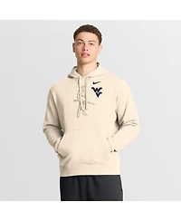 Nike Men's Cream West Virginia Mountaineers Campus Shadow Hoodie