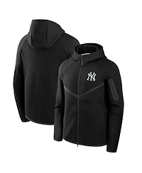 Nike Men's Black New York Yankees Tech Fleece Windrunner Full-Zip Hoodie Jacket