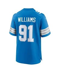 Nike Men's Tyleik Williams Blue Detroit Lions 2025 Nfl Draft First Round Pick Game Jersey