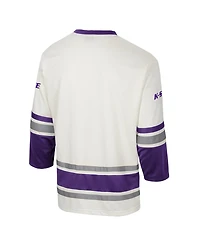 Colosseum Men's Cream Kansas State Wildcats Puck Proud Fashion Hockey Jersey