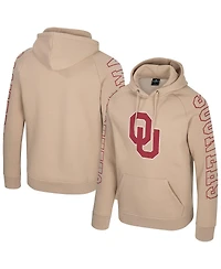 Colosseum Men's Tan Oklahoma Sooners Big Break Raglan Hoodie