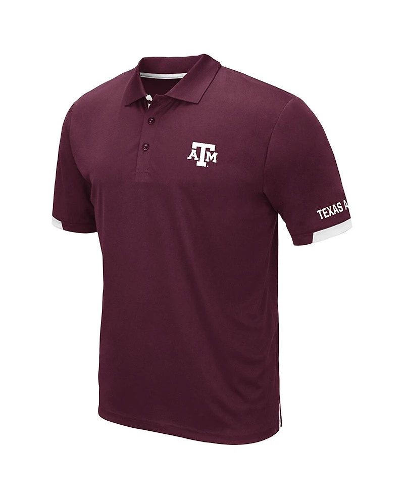 Colosseum Men's Maroon Texas A&M Aggies Big Tall Santry Polo Shirt
