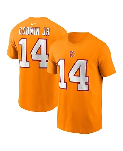 Nike Men's Chris Godwin Jr. Orange Tampa Bay Buccaneers Player Name Number T-Shirt