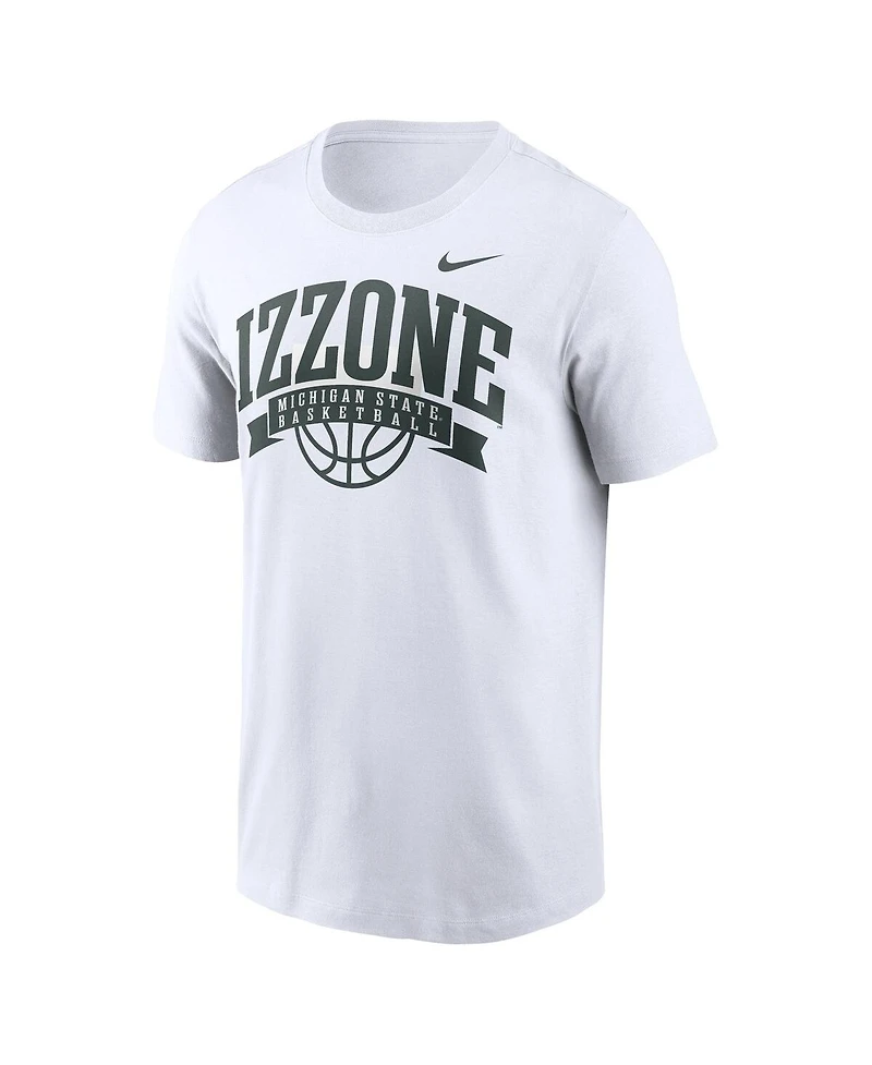 Nike Men's White Michigan State Spartans Izzone T-Shirt