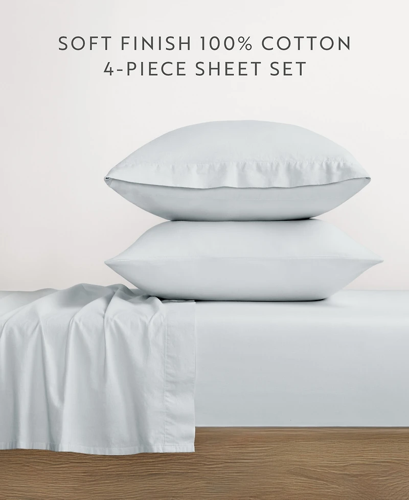 ienjoy Home Ultra Soft 160-Thread Count Cotton 4-p.c. Sheets Set