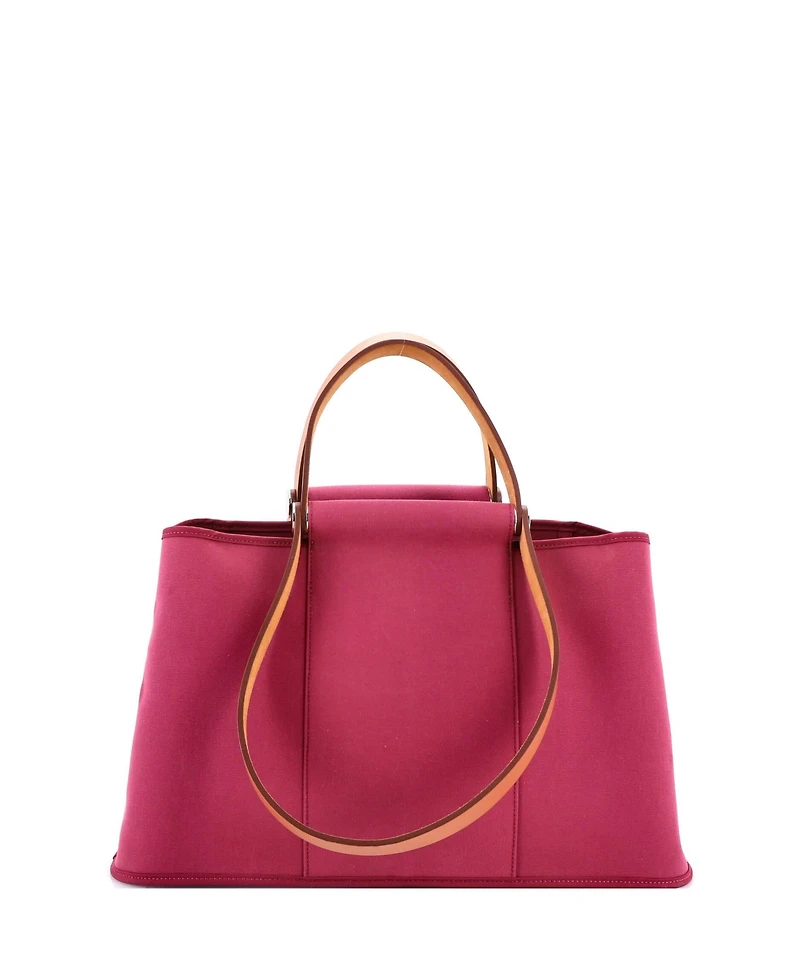 Pre-Owned HERMES 39 Cabag Elan Toile and Leather