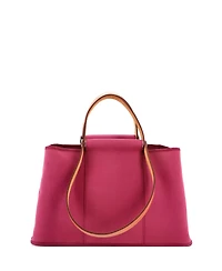 Pre-Owned HERMES 39 Cabag Elan Toile and Leather