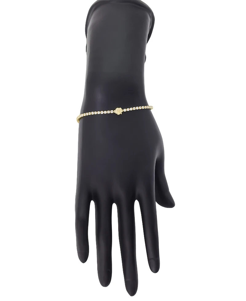 Disney Lilo and Stitch Cubic Zirconia Bracelet and Earring Set