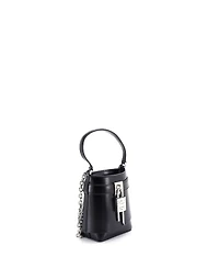 Pre-Owned Givenchy Micro Gv Shark Lock Bucket Bag Leather