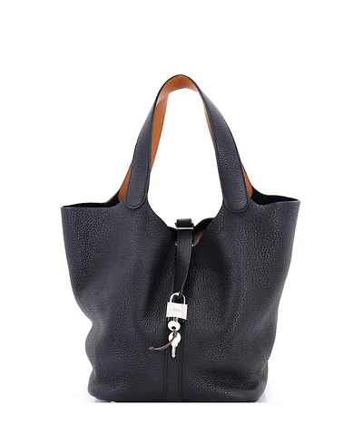 Pre-Owned Hermes Gm Eclat Picotin Lock Bag Clemence