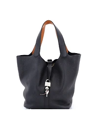 Pre-Owned Hermes Gm Eclat Picotin Lock Bag Clemence