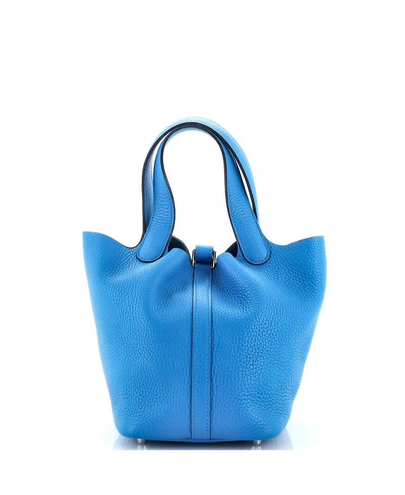 Pre-Owned HERMES Pm Picotin Lock Bag Clemence