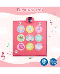 Mecale Fun Dance Mat for Kids Dance Pad Game Toy