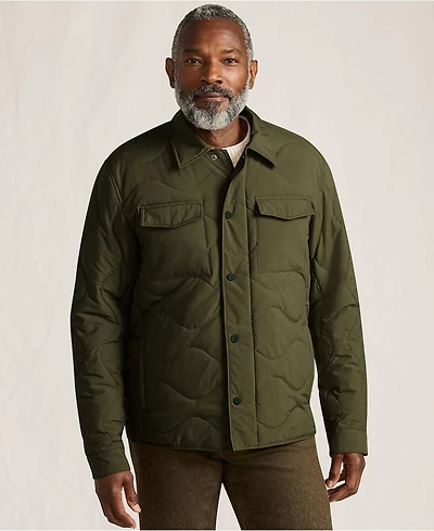 Lands' End Men's Quilted Insulated Shirt Jacket