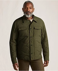 Lands' End Men's Quilted Insulated Shirt Jacket