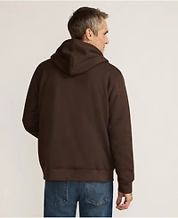 Lands' End Men's Serious Sweats Full Zip High Pile Fleece Hoodie