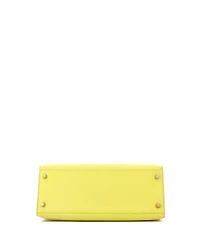 Pre-Owned HERMES Kelly 28 Handbag Yellow Epsom with Gold Hardware